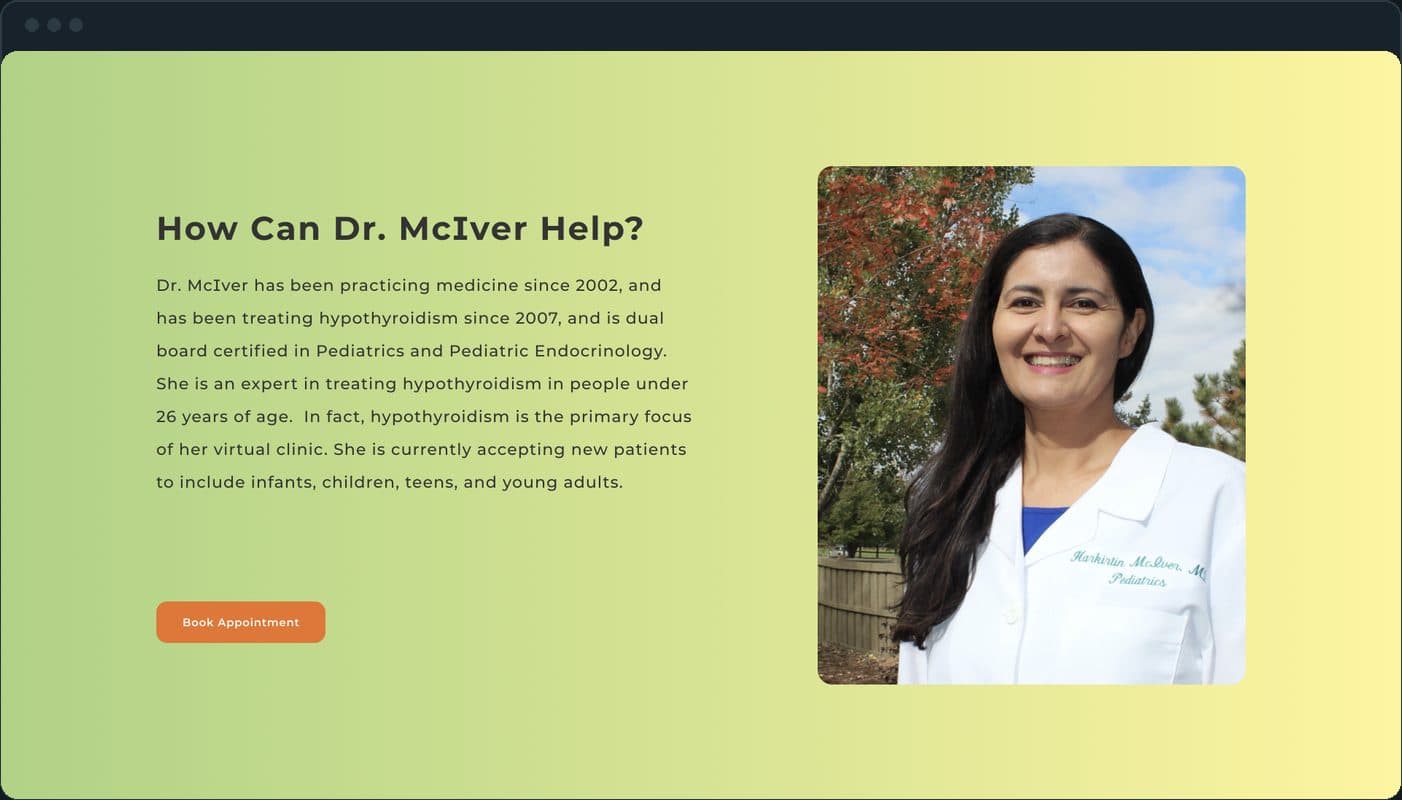 Dr. McIver, MD: Who is the doctor?