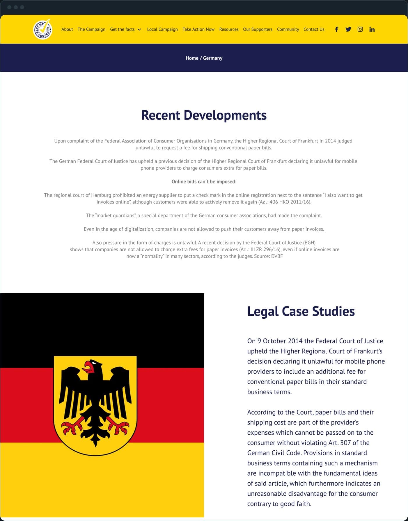 Keep Me Posted EU: What is the law in each country?