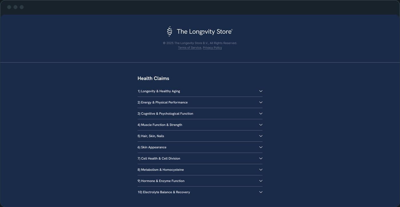 The Longevity Store