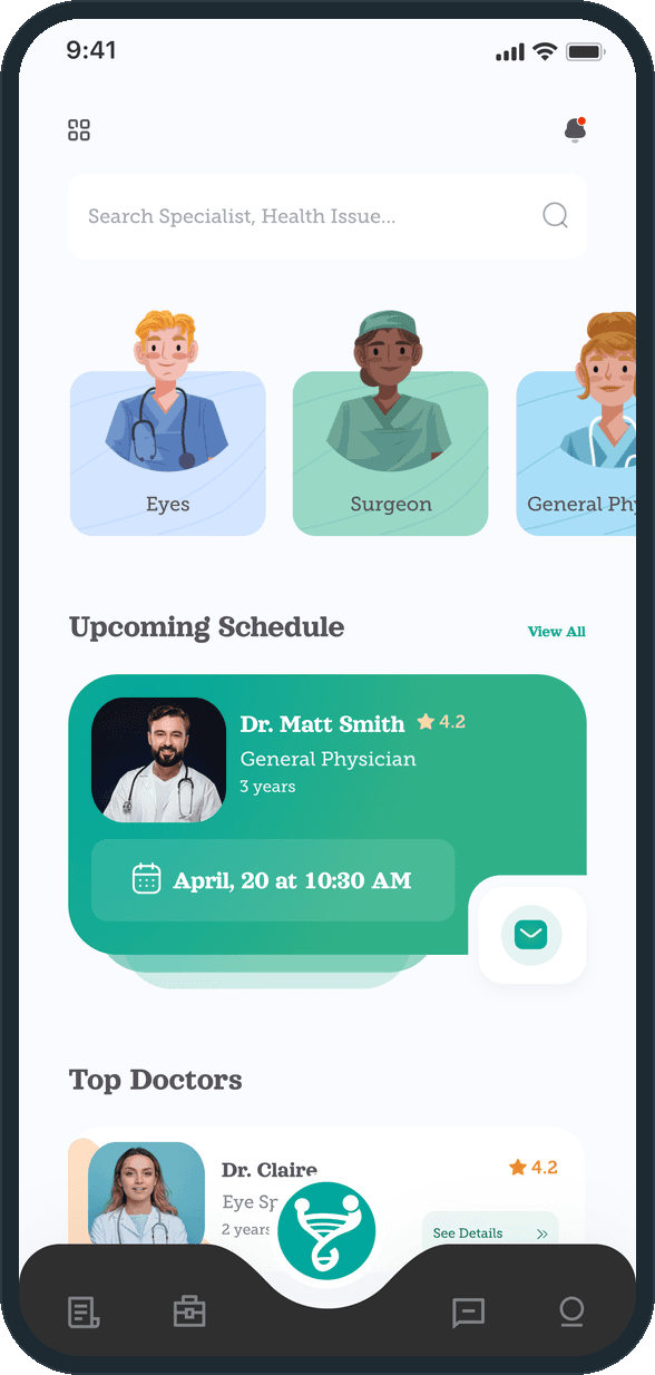 Maestro: How does a patient find a doctor and book a visit?