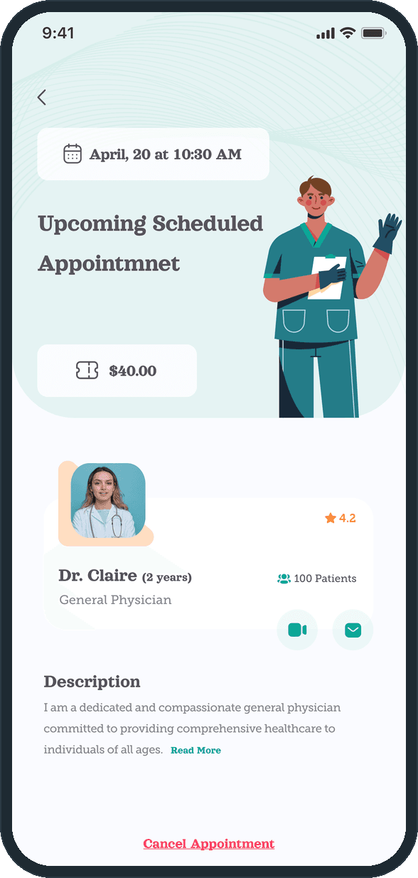 Maestro: How does a patient find a doctor and book a visit?