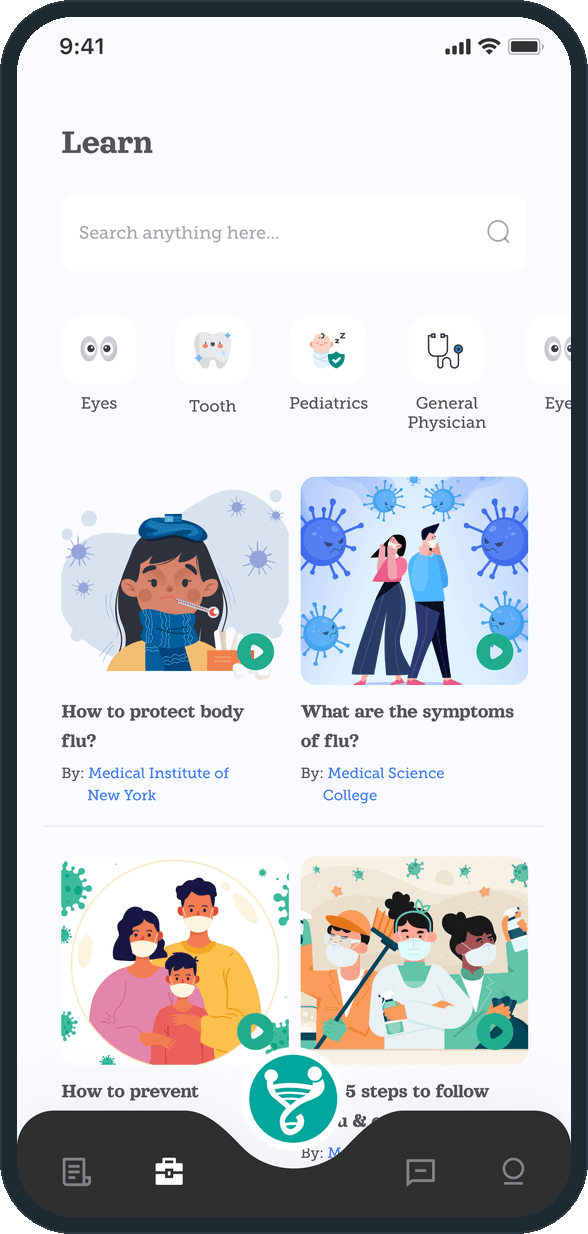 Maestro: Is there patient education inside the app?