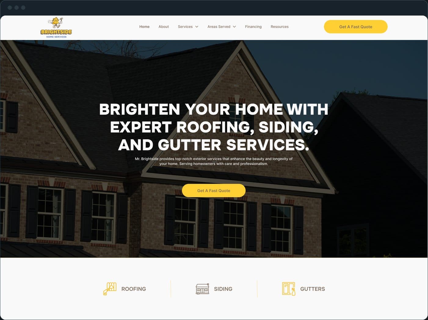 Mr. Brightside: What does a homeowner see first?