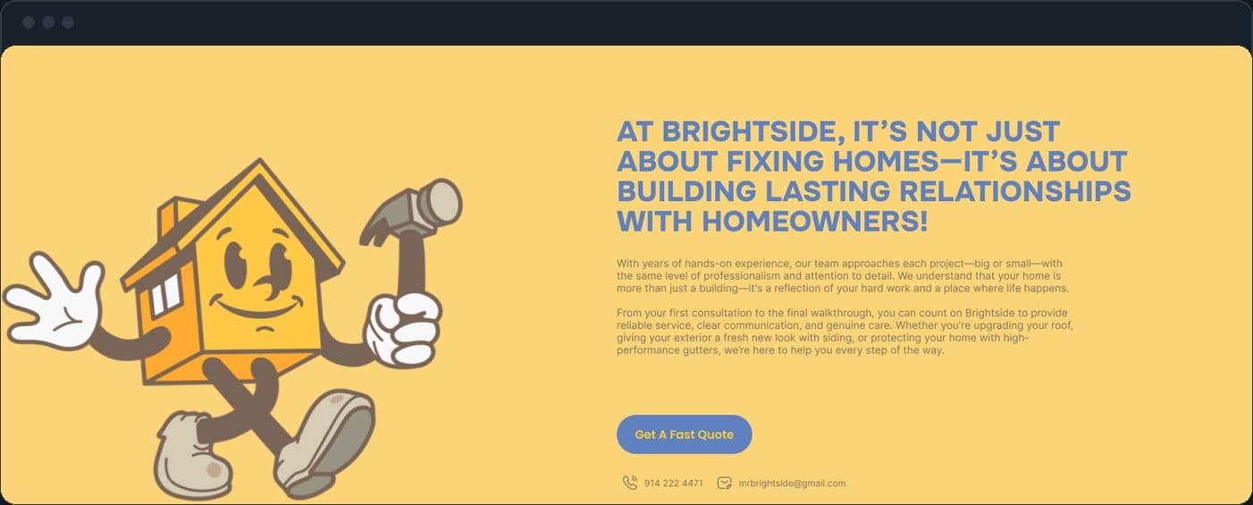 Mr. Brightside: Where does the mascot do the talking?
