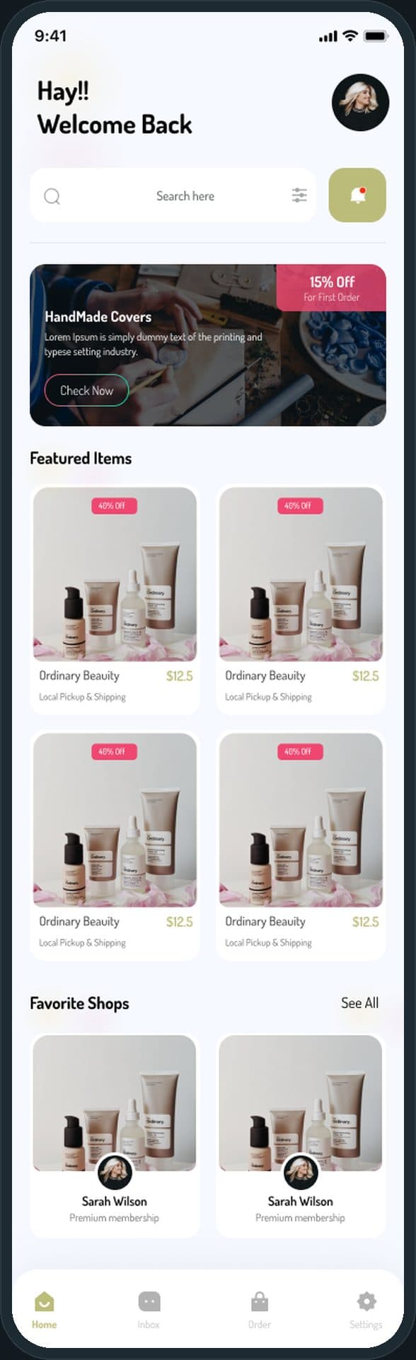 Myebooth: What does a buyer see?