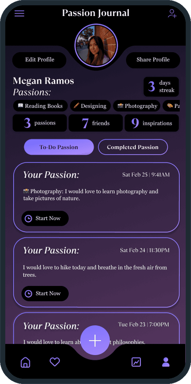Passion Flow: Where does a day in Passion Flow start?