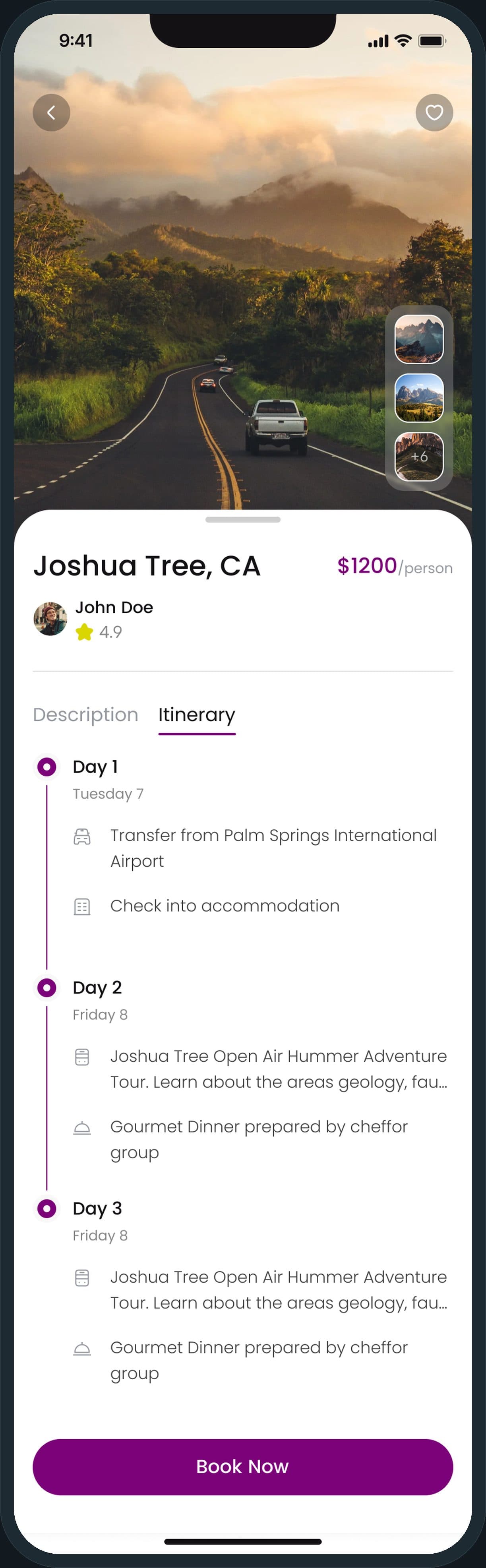 Pax: How does a trip show its plan before you book?