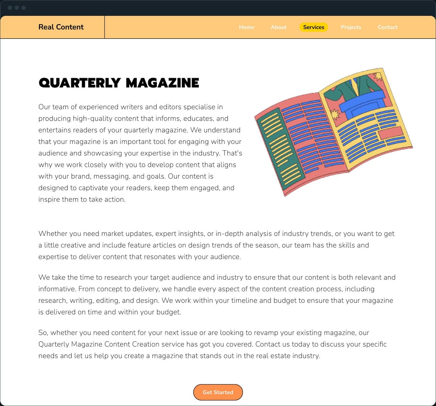 Real Content: What does Real Content write for real estate agencies?