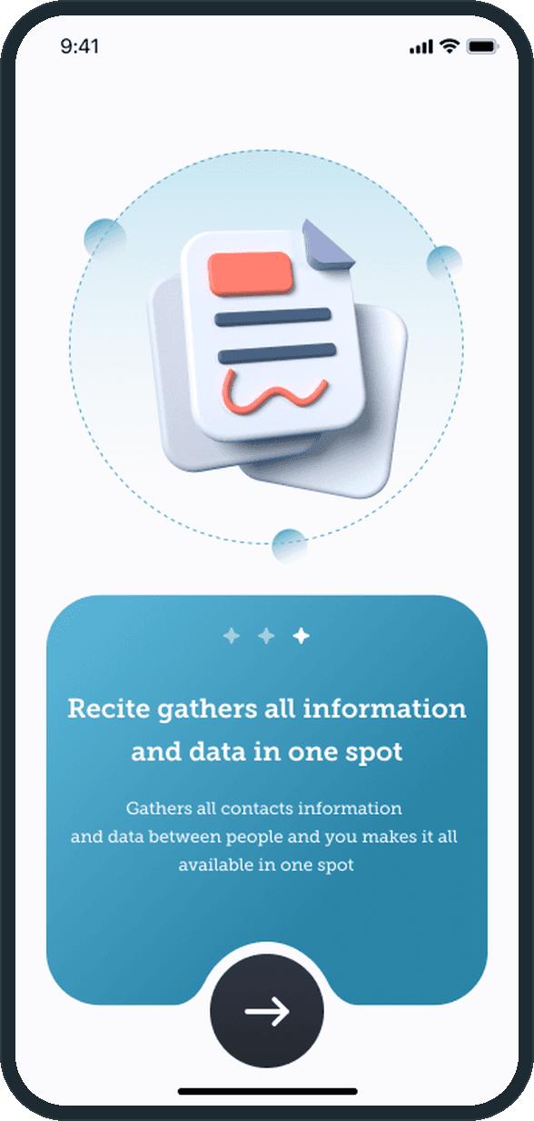 Recite: What does Recite keep in one place?