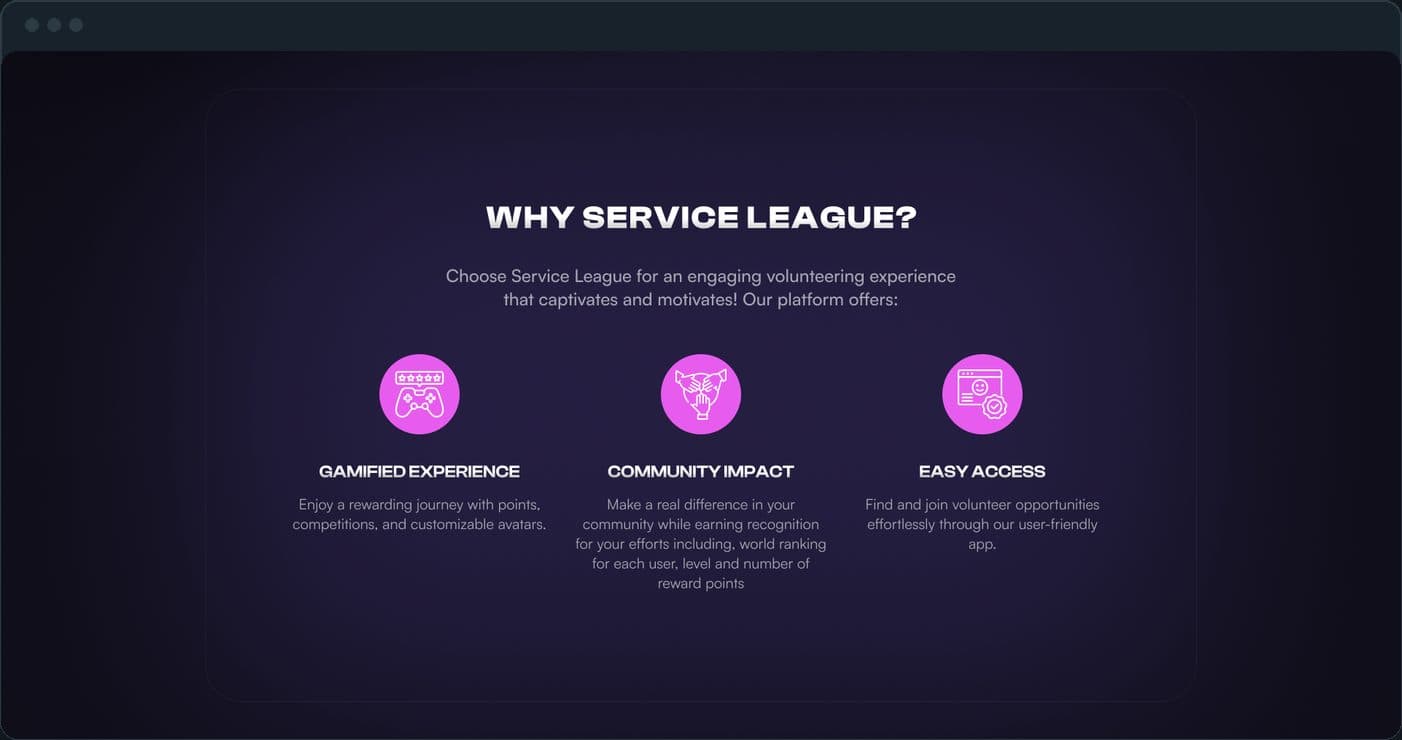 Service League: Why would someone use it?