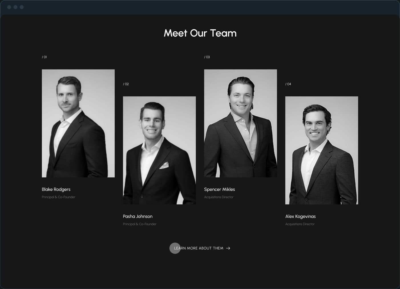 Steel Peak: How is the team shown?